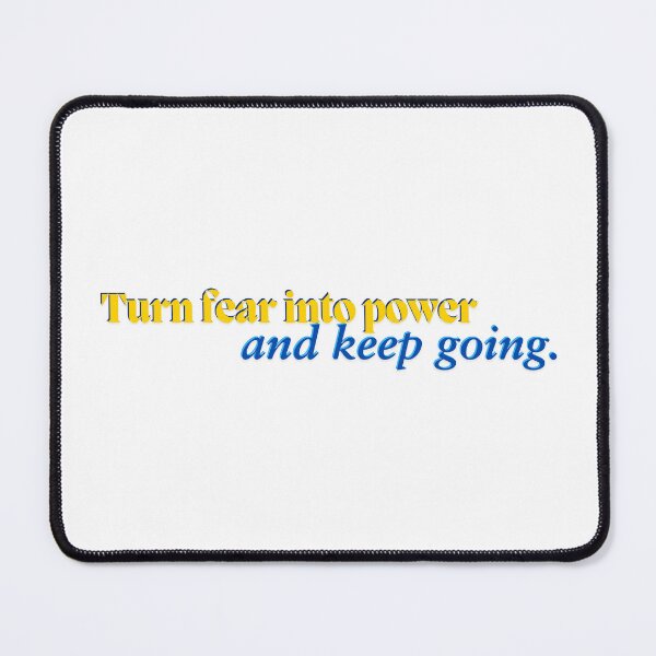 Item preview, Turn fear into power and keep going. designed and sold by arokya53.
