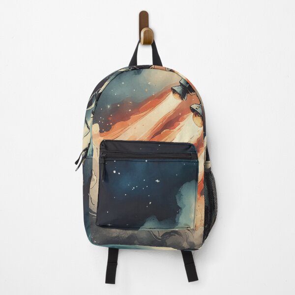 Item preview, Retro Space Rocket Launch – Vintage Cosmic Adventure designed and sold by Moss and Moon Studio.