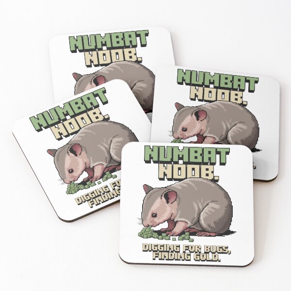Item preview, Numbat Noob - Funny Gamer Pixel Art designed and sold by NaturePixel.