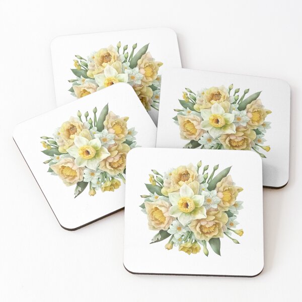 Item preview, Daffodil and Daisy Bouquet designed and sold by lojadpop.