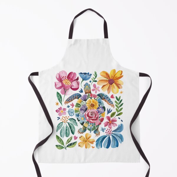 Item preview, Floral Turtle Watercolor Illustration designed and sold by Snifferius.