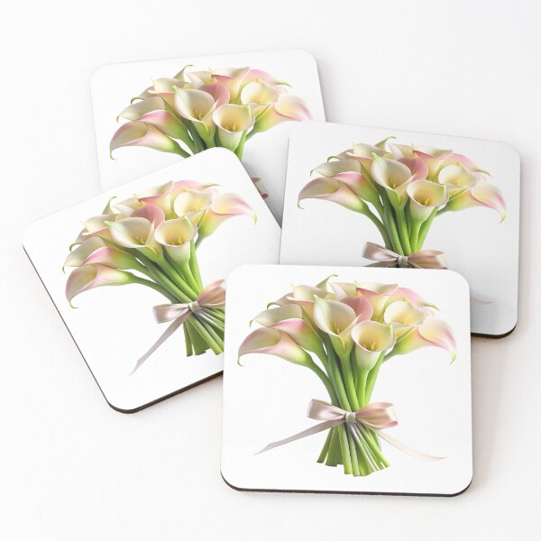 Item preview, wedding bouquet with calla lilies  designed and sold by DuskTillDown.
