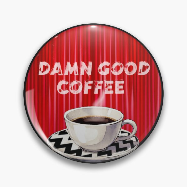 Item preview, Twin Peaks Damn Good Coffee Black Lodge Red Room Coffee Cup designed and sold by Cloudlings and Friends .