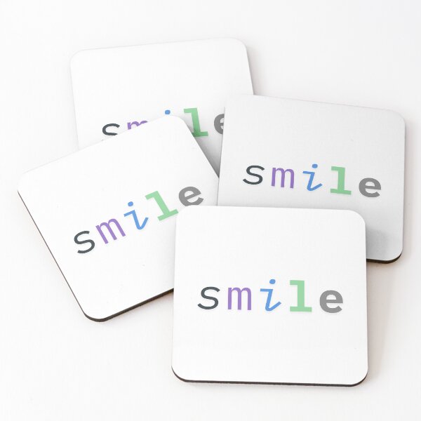 Item preview, SMILE – Positive & Uplifting Minimalist Design for T-Shirts & Stickers designed and sold by Makabas.