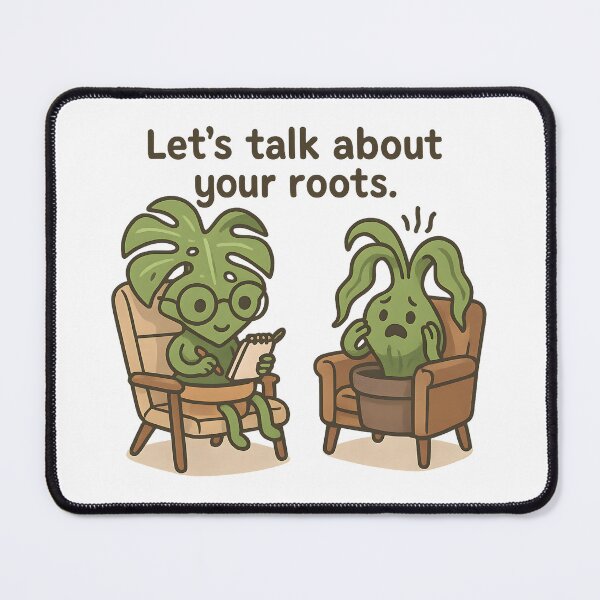 Item preview, Plant Therapy Cartoon – Let’s talk about your roots designed and sold by meshhead.