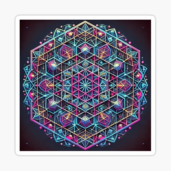 Item preview, Neon tessellation designed and sold by Hypnodelic.