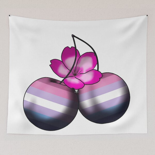 Item preview, PRIDE CHERRY- BIGENDER designed and sold by Bunny Loven.