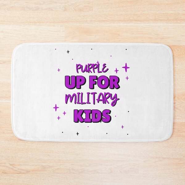 Item preview, Purple Up Military Kids Day designed and sold by Sartoris Art.