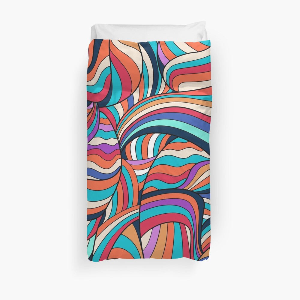 African Style No24, Sahara echoes Duvet Cover