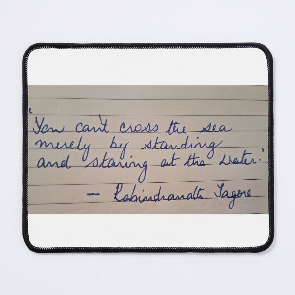 Item preview, Motivation/handwritten quote/Rabindranath Tagore quote designed and sold by VeenaNair23.