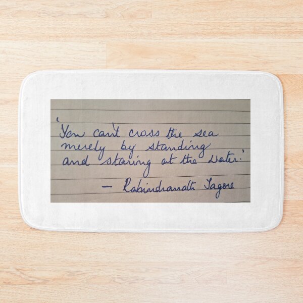 Item preview, Motivation/handwritten quote/Rabindranath Tagore quote designed and sold by VeenaNair23.