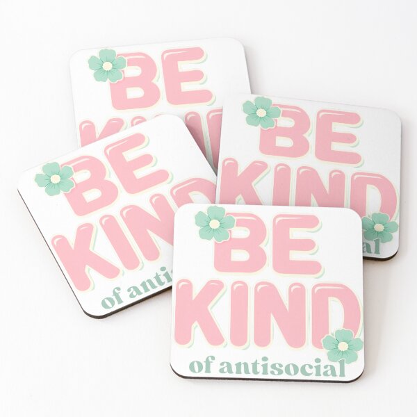 Item preview, Be Kind of Antisocial - Funny Text designed and sold by pixipopco.