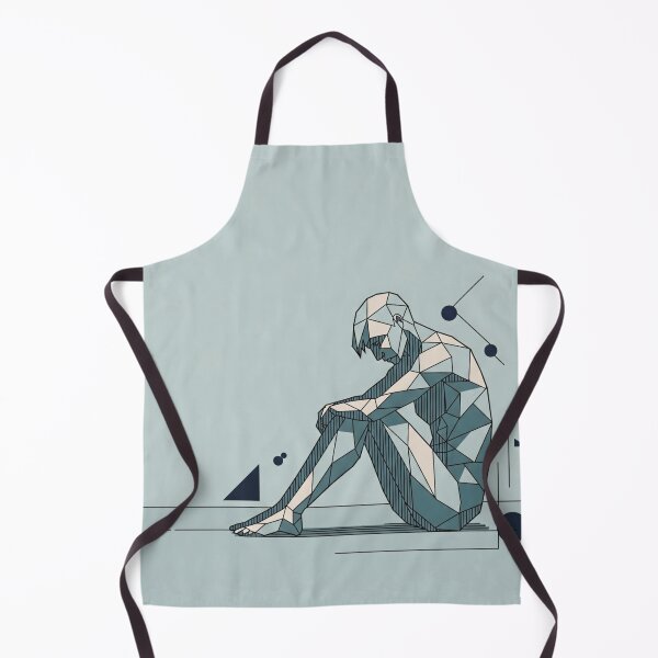 Item preview, The Solitude of Geometry: Minimalist Human Art designed and sold by ElysiumArtPrint.