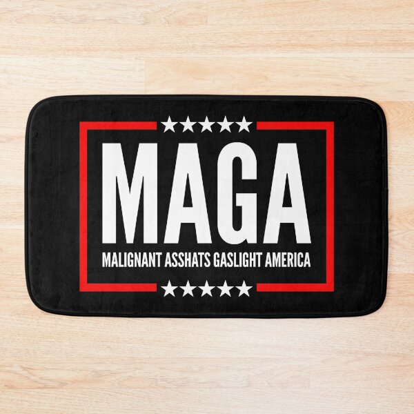 Item preview, Malignant Asshats Gaslight America - funny maga acronym (on black) designed and sold by Thelittlelord.