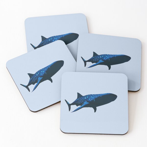 Item preview, Cosmic Whale Shark (cyan) designed and sold by MerryCrown.