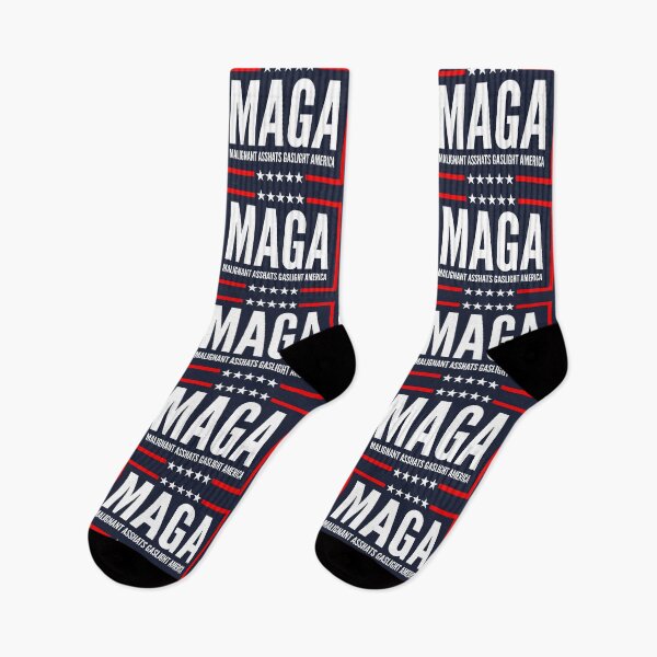 Item preview, Malignant Asshats Gaslight America - funny maga acronym (on blue) designed and sold by Thelittlelord.