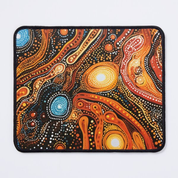 Item preview, Aboriginal Inspired Dot Art - Lava Beauty designed and sold by GrinGalore.
