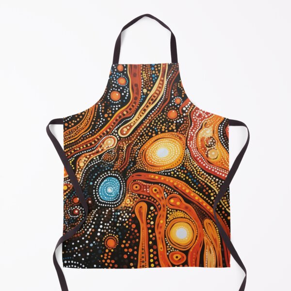 Item preview, Aboriginal Inspired Dot Art - Lava Beauty designed and sold by GrinGalore.