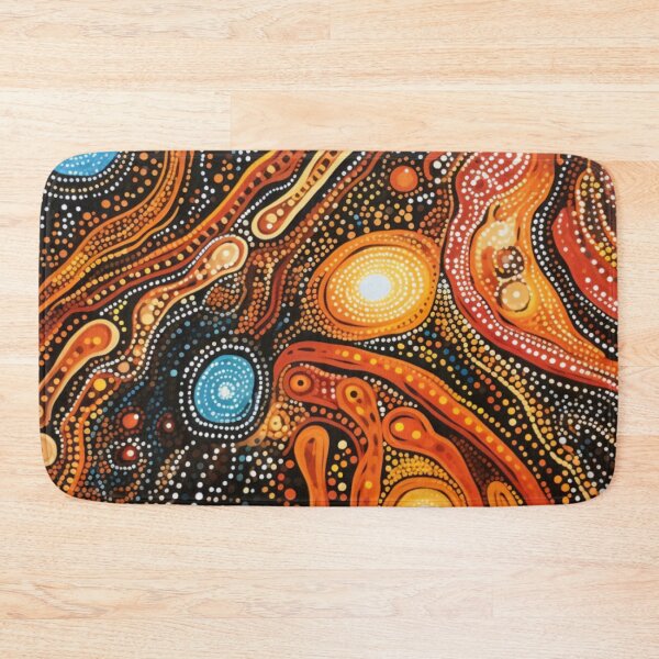 Item preview, Aboriginal Inspired Dot Art - Lava Beauty designed and sold by GrinGalore.