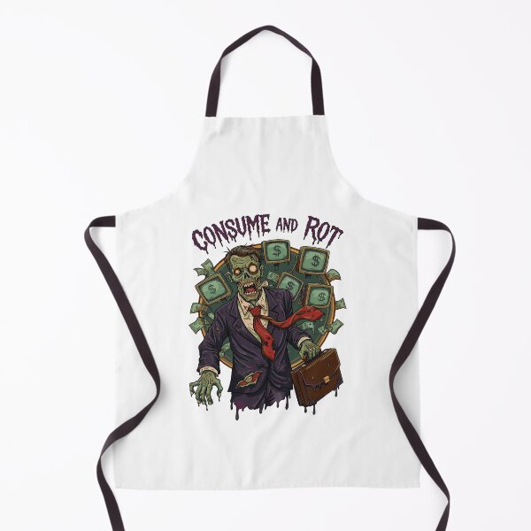 Item preview, Consume and Rot - Capitalist Zombie designed and sold by Tattee.