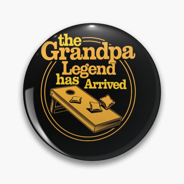 Item preview, Funny Cornhole Grandpa – The Legend Has Arrived!" designed and sold by artcultreone.