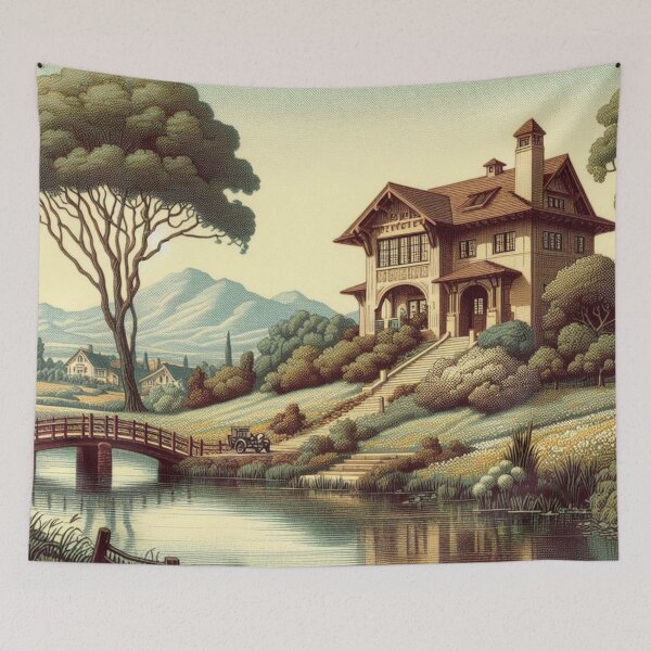 Item preview, Picturesque landscape of tranquility designed and sold by Sigtrix.