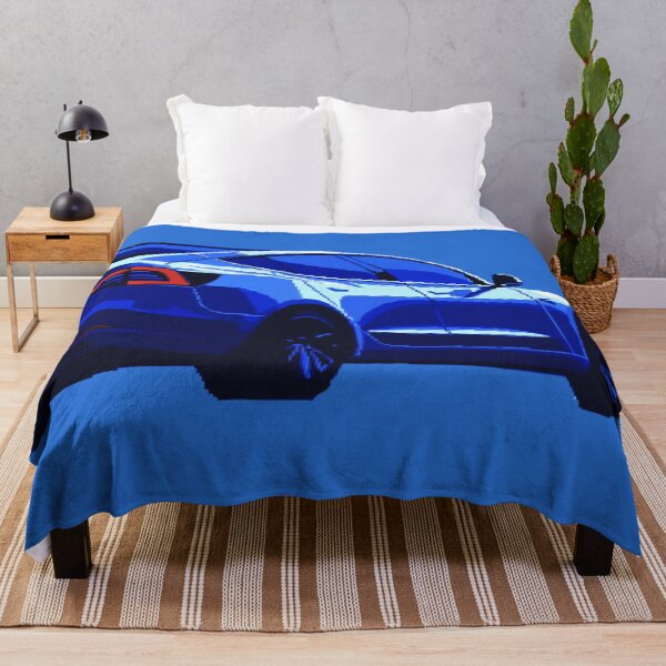 Item preview, Tesla Model 3 Pixel – Blue Shadows designed and sold by Pixel-Brush.