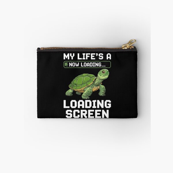 Item preview, Funny Turtle Loading Screen – Slow but Steady Gamer Humor designed and sold by Serbin.