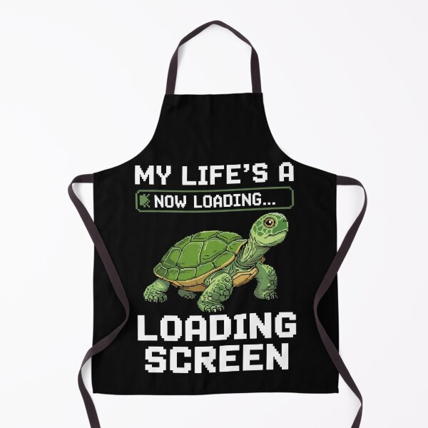 Item preview, Funny Turtle Loading Screen – Slow but Steady Gamer Humor designed and sold by Serbin.