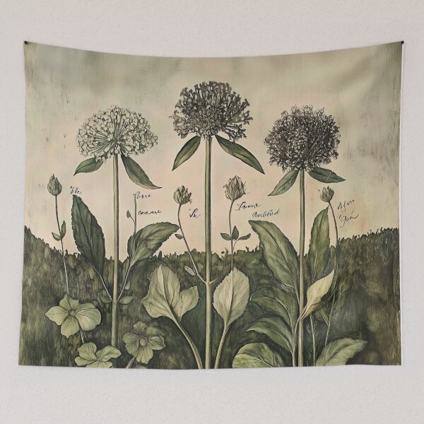 Item preview, Rooted Botanical Study – Vintage Plant Anatomy Print, Cottagecore Nature Illustration designed and sold by casauslu.