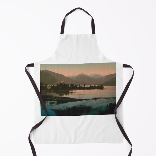 Item preview, Norwegian Lake at Sunset designed and sold by 19th Century in Color.