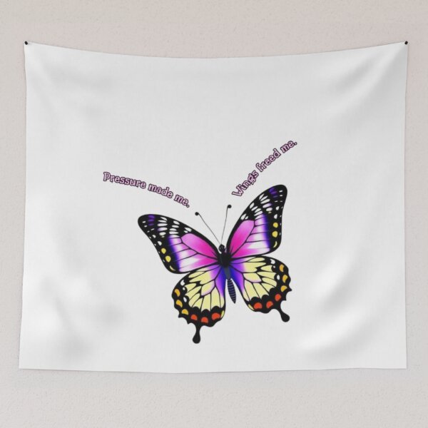 Item preview, Pressure Made Me, Wings Freed Me – Butterfly Transformation designed and sold by MomentsbyMo.