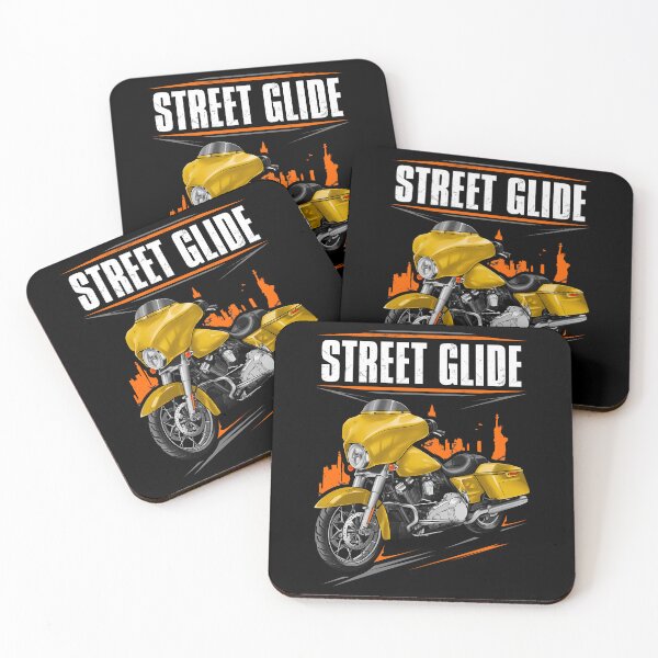 Item preview, Motorcycle Street Glide Base FLHX & FLHXI 2013 (Chrome Yellow Pearl) for Motorcycle Riders designed and sold by MotoApparelHub.