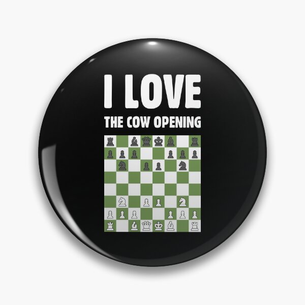 Item preview, I Love the Cow Opening - Chess designed and sold by JerboaShop.