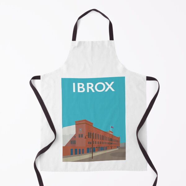 Item preview, Ibrox travel poster designed and sold by Tikicatdesign.