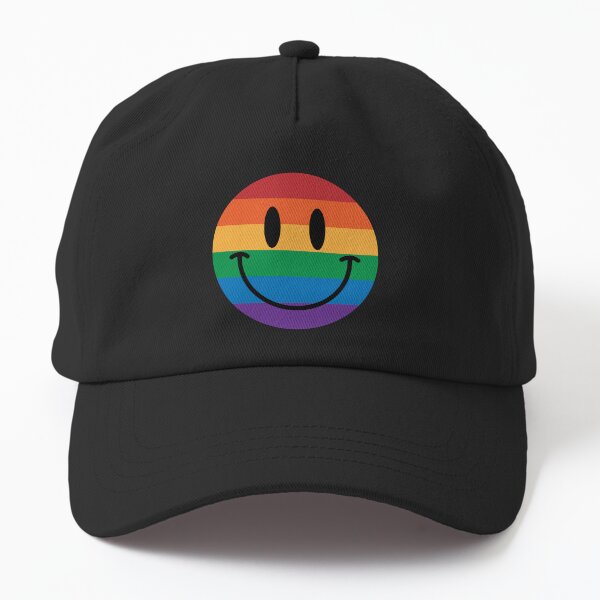Aperçu de l'œuvre Visage heureux arc-en-ciel de la Gay Pride créée et vendue par sasyall.