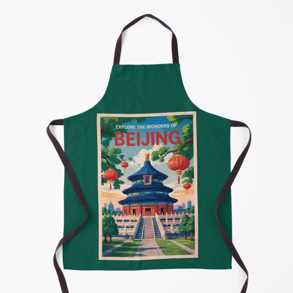 Item preview, Beijing China Temple Of Heaven Travel Art Vintage designed and sold by KrisSidDesigns.