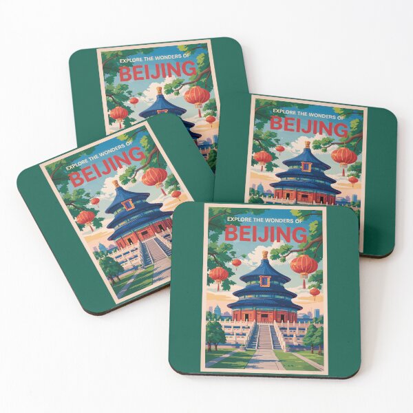 Item preview, Beijing China Temple Of Heaven Travel Art Vintage designed and sold by KrisSidDesigns.