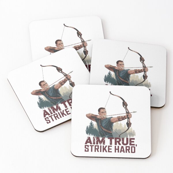 Item preview, Aim True, Strike Hard - Archer Warrior designed and sold by Taans-Creation.