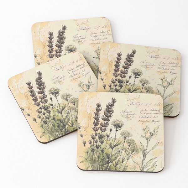 Item preview, Antique Herbal Study – Vintage Botanical Sketch, Cottagecore Plant Illustration designed and sold by casauslu.