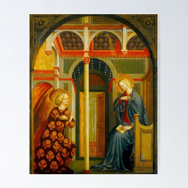 Item preview, The Annunciation, c. 1423/1424 designed and sold by ChristianLife.