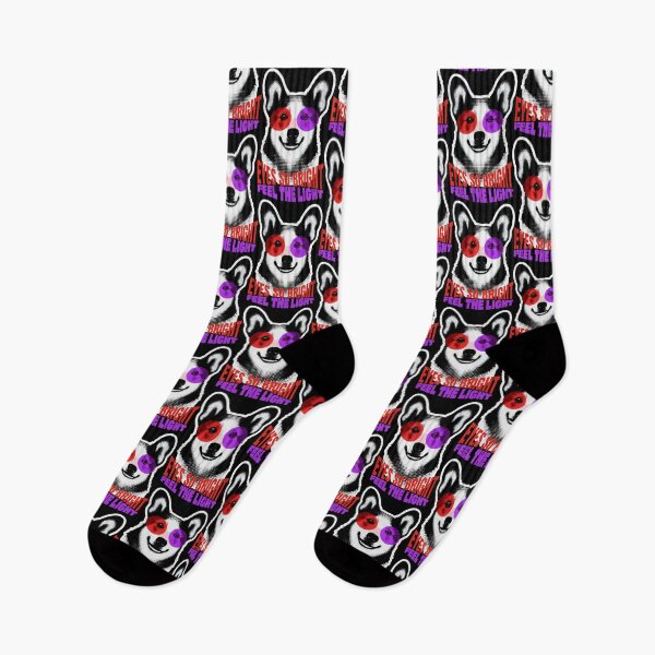 Item preview, Eyes So Bright Red Glow Purple Vision Black Contrast designed and sold by SplashTastic.