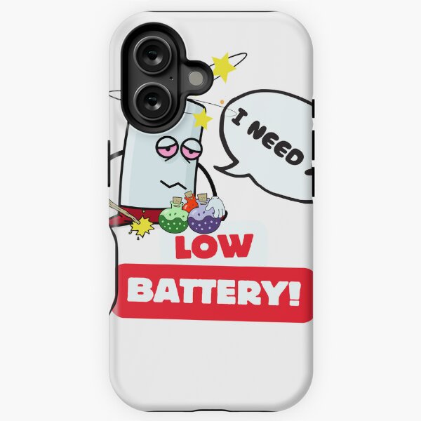 Item preview, LOW BATTERY, NEED XP designed and sold by TEEGRAF Design.
