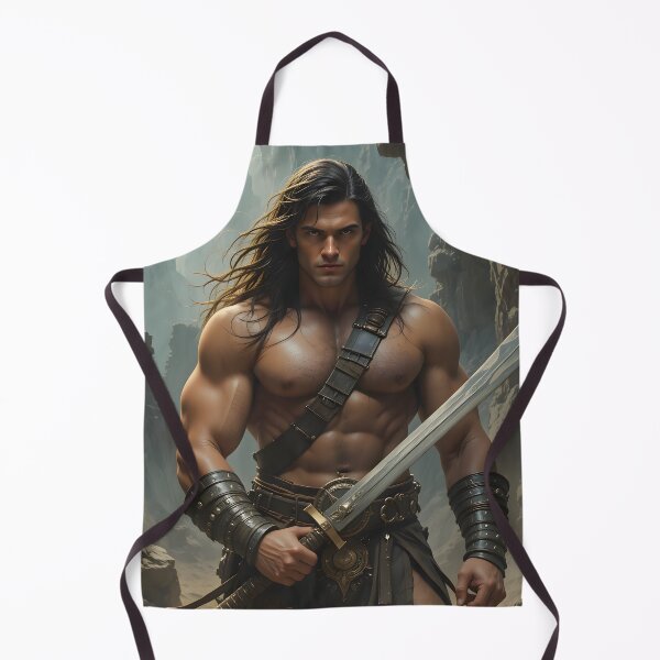 Item preview, Conan Warrior Old Cave Fantasy Nature Real designed and sold by ART ATTACK ZONE.