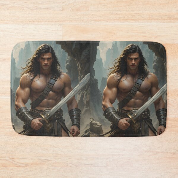 Item preview, Conan Warrior Old Cave Fantasy Nature Real designed and sold by ART ATTACK ZONE.