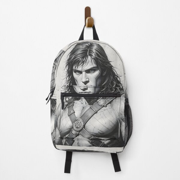 Item preview, Conan Warrior Draw Illustration Fantasy Black White Ink designed and sold by ART ATTACK ZONE.