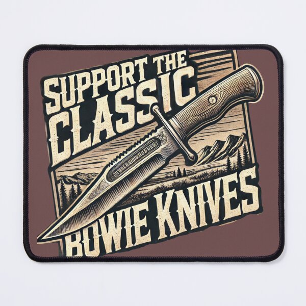 Item preview, Support the Classic Bowie Knives – A Timeless Blade Legacy designed and sold by BestDetailer.
