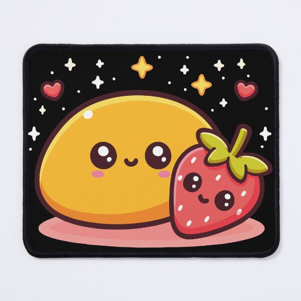 Item preview, Kawaii Smiling Fruits with Sparkles designed and sold by TurtleDojo.