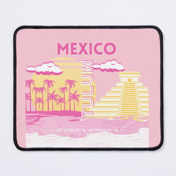Item preview, Tulum, Travel Art, Preppy Art, Pink designed and sold by Magic Love Art Print.
