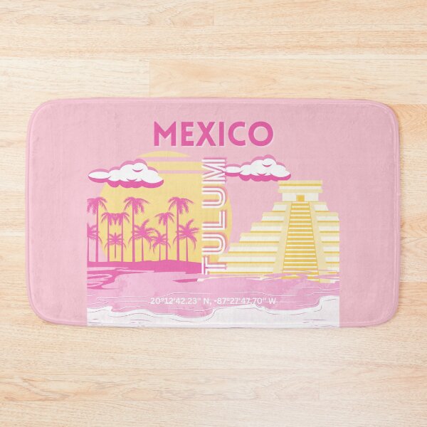 Item preview, Tulum, Travel Art, Preppy Art, Pink designed and sold by Magic Love Art Print.